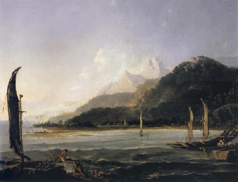 A View of Matavai Bay,Tahiti, unknow artist